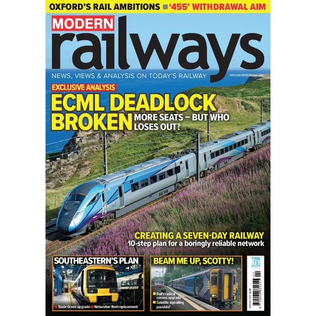 Modern Railways februari 2025 tidning järnväg