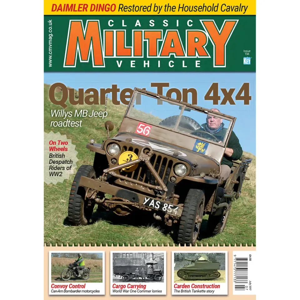 Classic Military Vehicle juli 2017 tidning lösnummer fordon