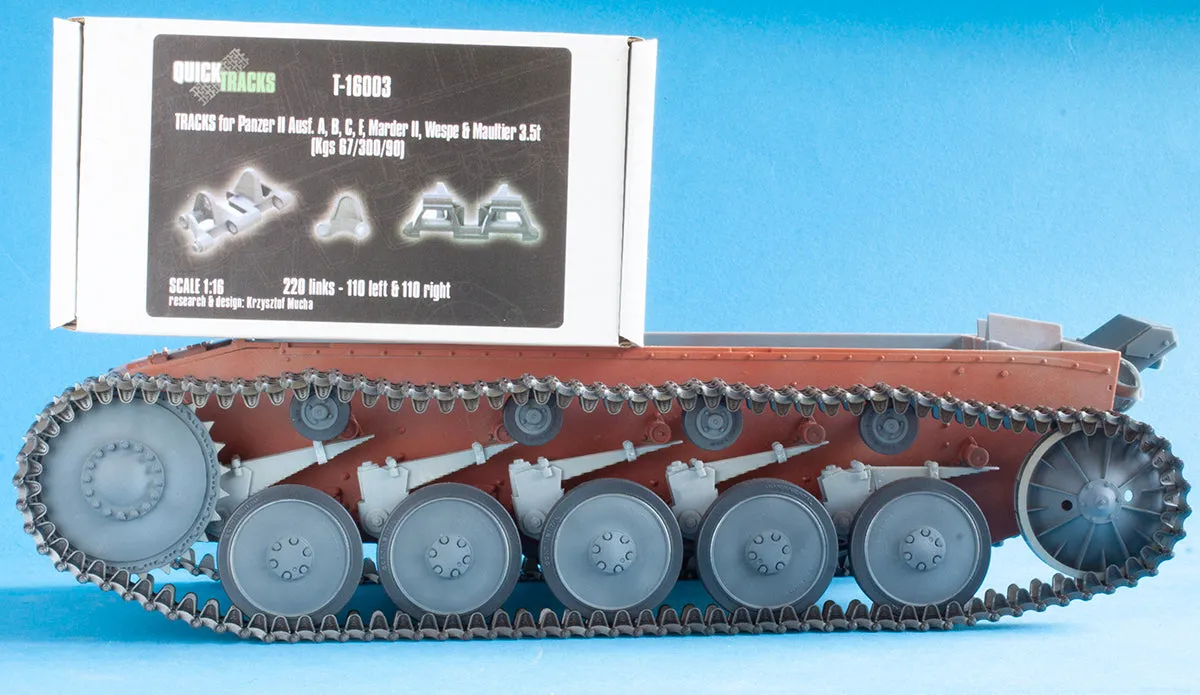 ROSSAGRAPH QuickTracks T-16003 bandlänkar 1/16 resin