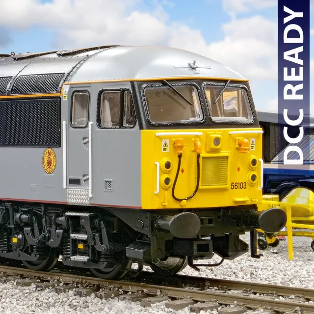Cavalex Class 56 56103 modellok OO DCR grå DCC-ready