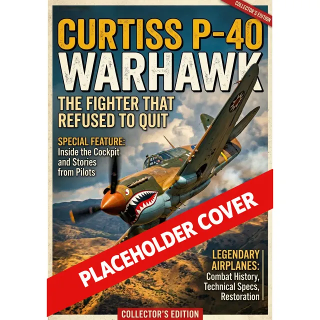 Why we love Taylor Swi P-40 Warhawk bok stridsflyg