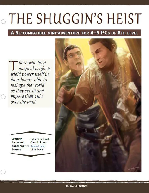 EN Publishing Mini-Adventure Shuggins Heist äventyr PDF