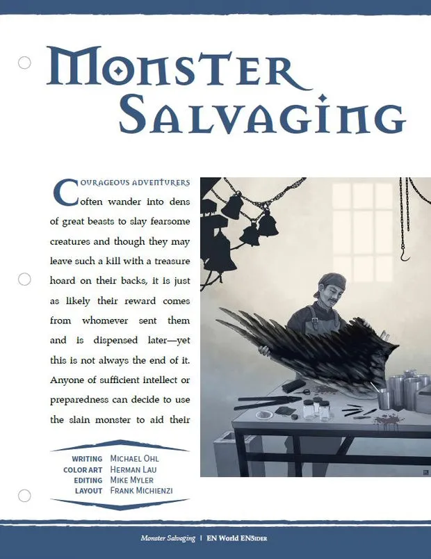 EN Publishing Monster Salvaging monsterbok PDF 5e
