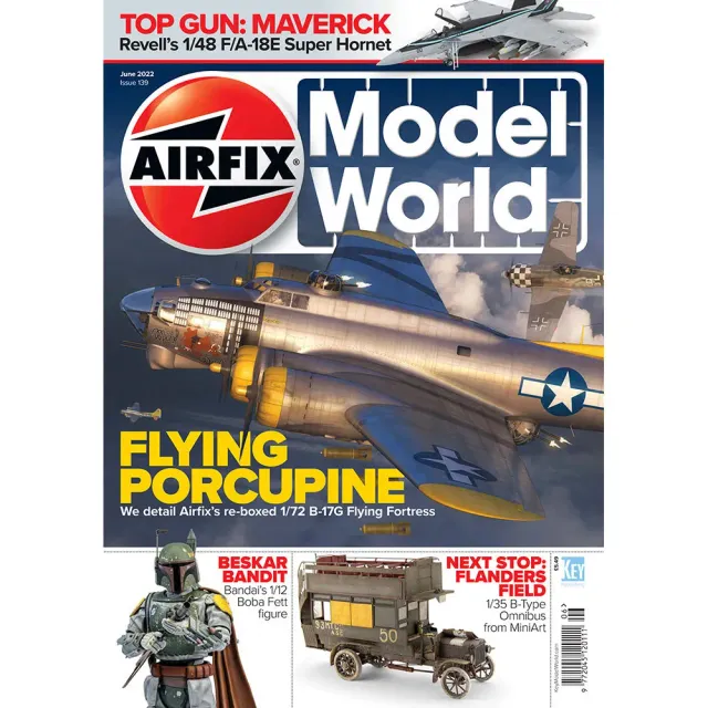 Airfix Model World juni 2022 tidning modellbygge B-17G