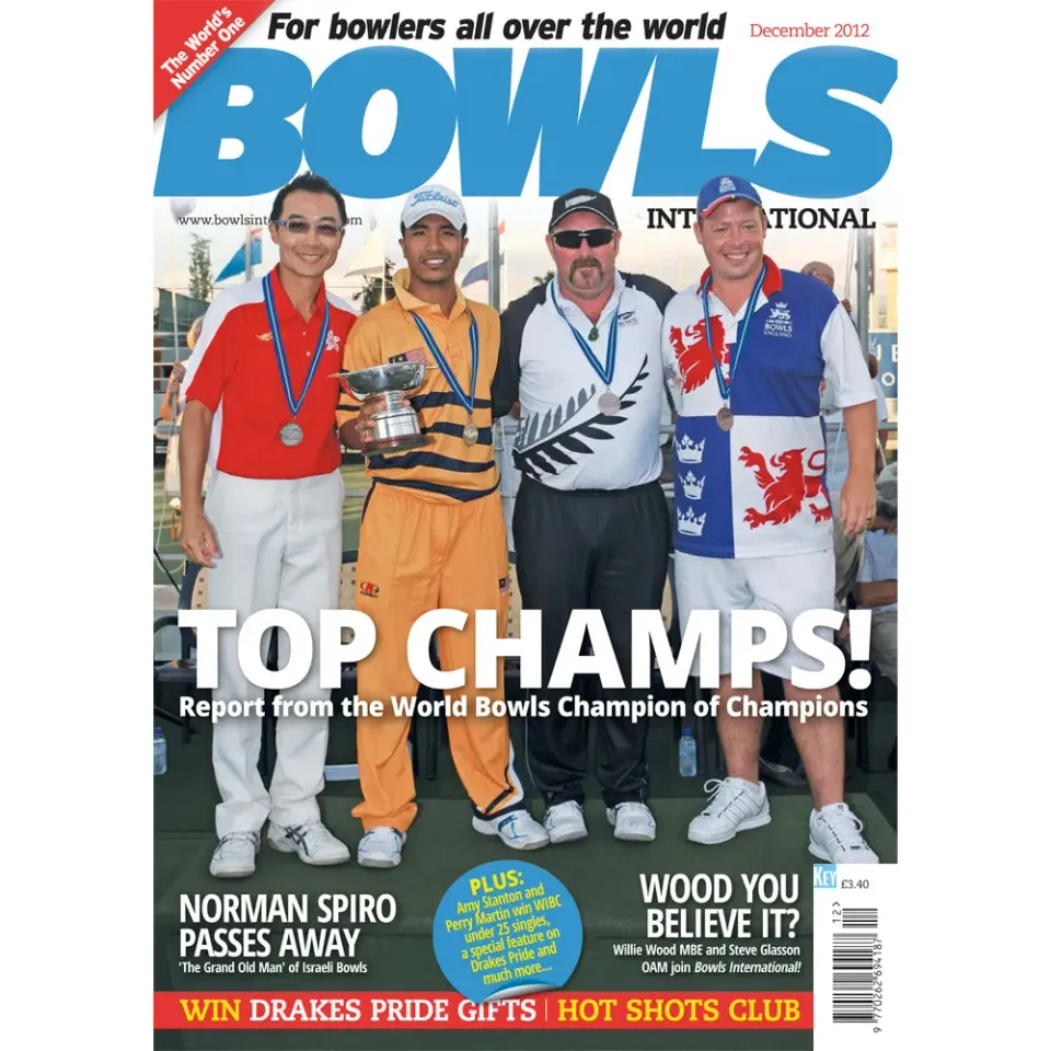 Why we love Taylor Swi Bowls International Dec 2012 tidning