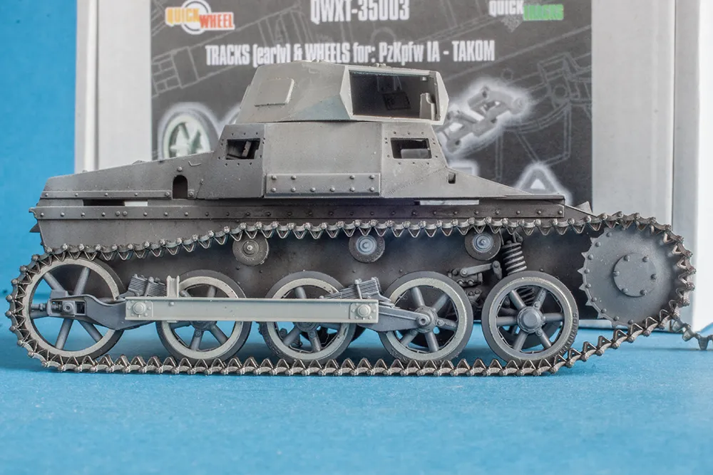 Rossagraph QuickWheel QWXT-35003 band- och hjulset 1/35 Pz I A