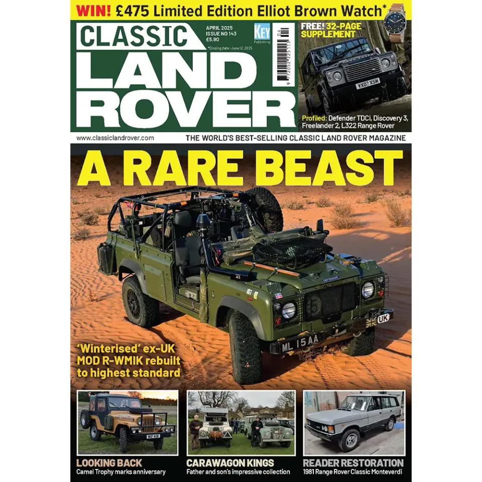 Classic Land Rover april 2025 tidning – Range Rover
