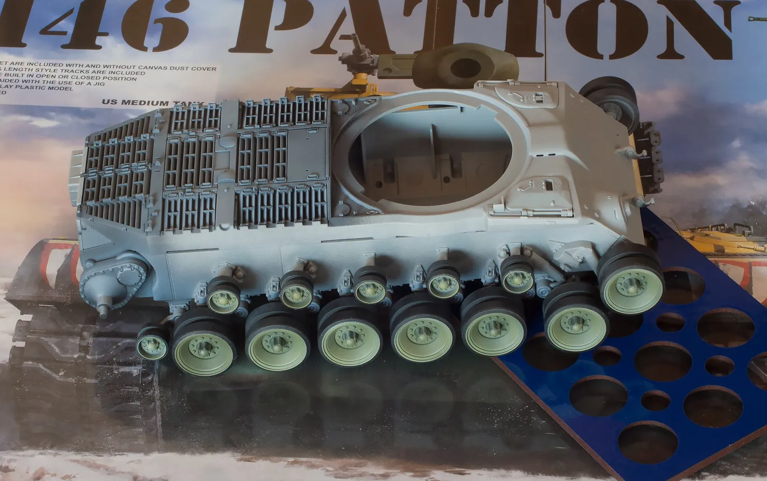 ROSSAGRAPH QuickWheel QW-242 mask 1:35 M46 Patton Takom
