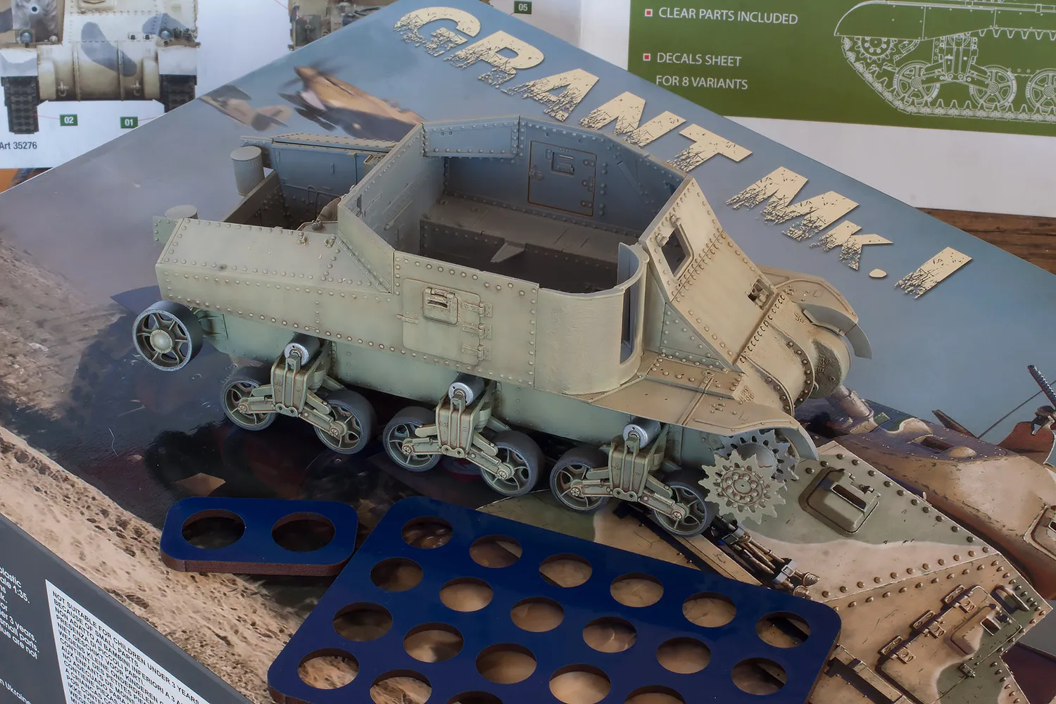 Rossagraph QuickWheel QW-248 målningsmask M3 Lee/Grant 1:35