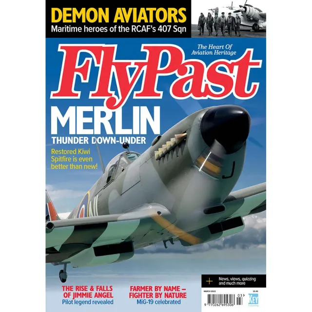 FlyPast March 2022 tidning Spitfire TB252