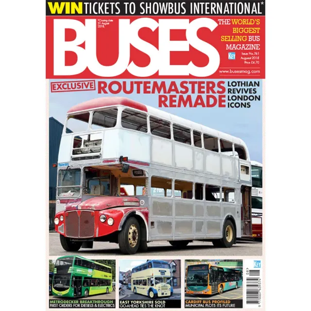 Buses augusti 2018 tidning lösnummer bussar