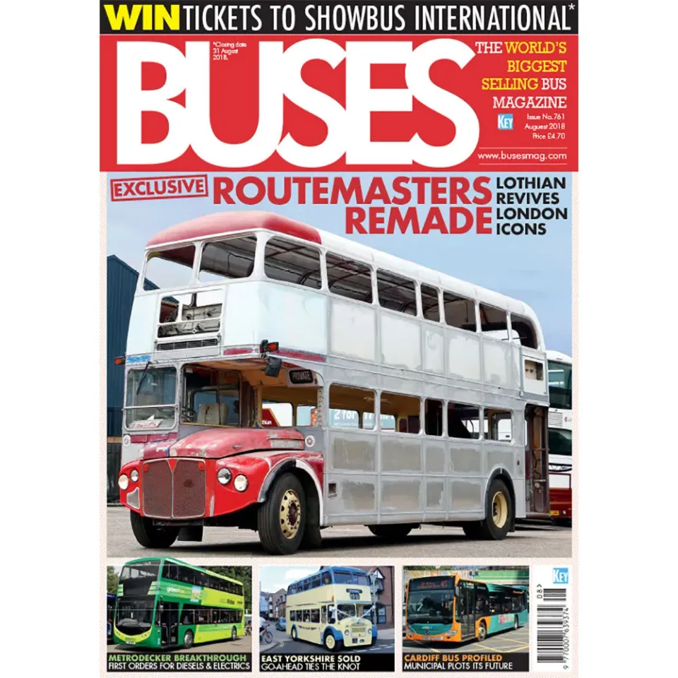 Buses augusti 2018 tidning lösnummer bussar