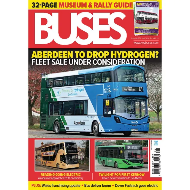 Buses april 2026 tidning engelsk busstidning