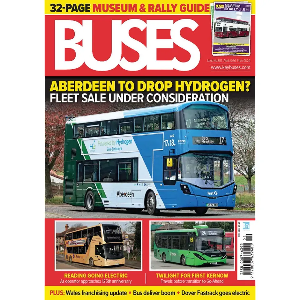 Buses april 2026 tidning engelsk busstidning
