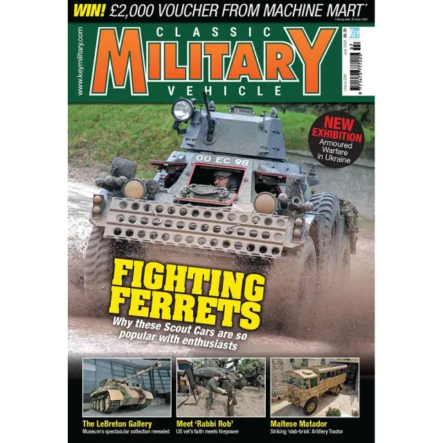 Classic Military Vehicle July 2025 tidning engelsk