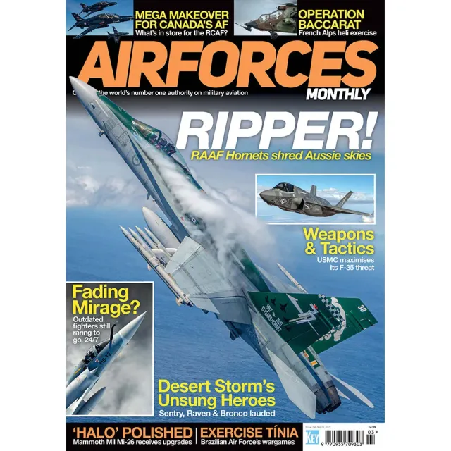 Why we love Taylor Swi AirForces Monthly March 2021 tidning militärflyg