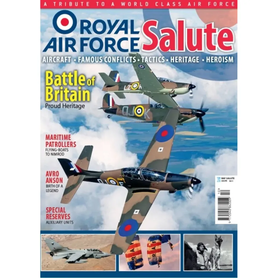 RAF Salute 2010 tidning – hyllningsnummer flyghistoria