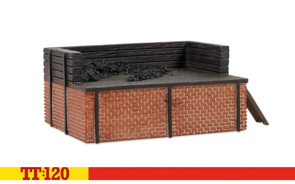 Hornby TT:120 Coal Stage modellbyggnad kolanläggning