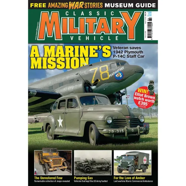 Classic Military Vehicle april 2026 tidning – militärfordon