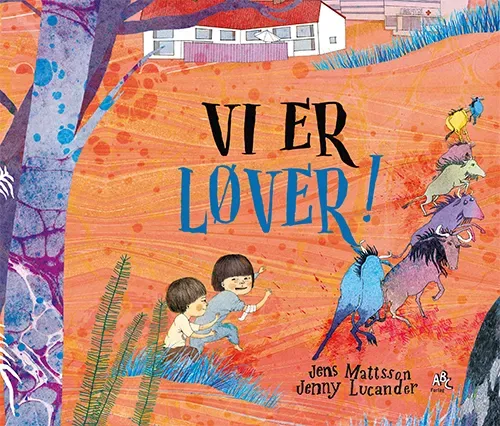 ABC Forlag Vi er løver barnbok vänskap