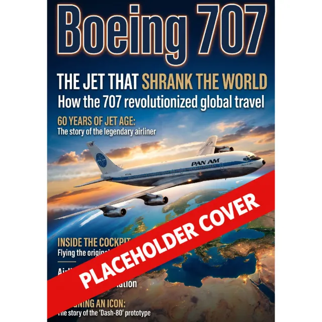 Aviation Archive Boeing 707 tidning Jet Age-special