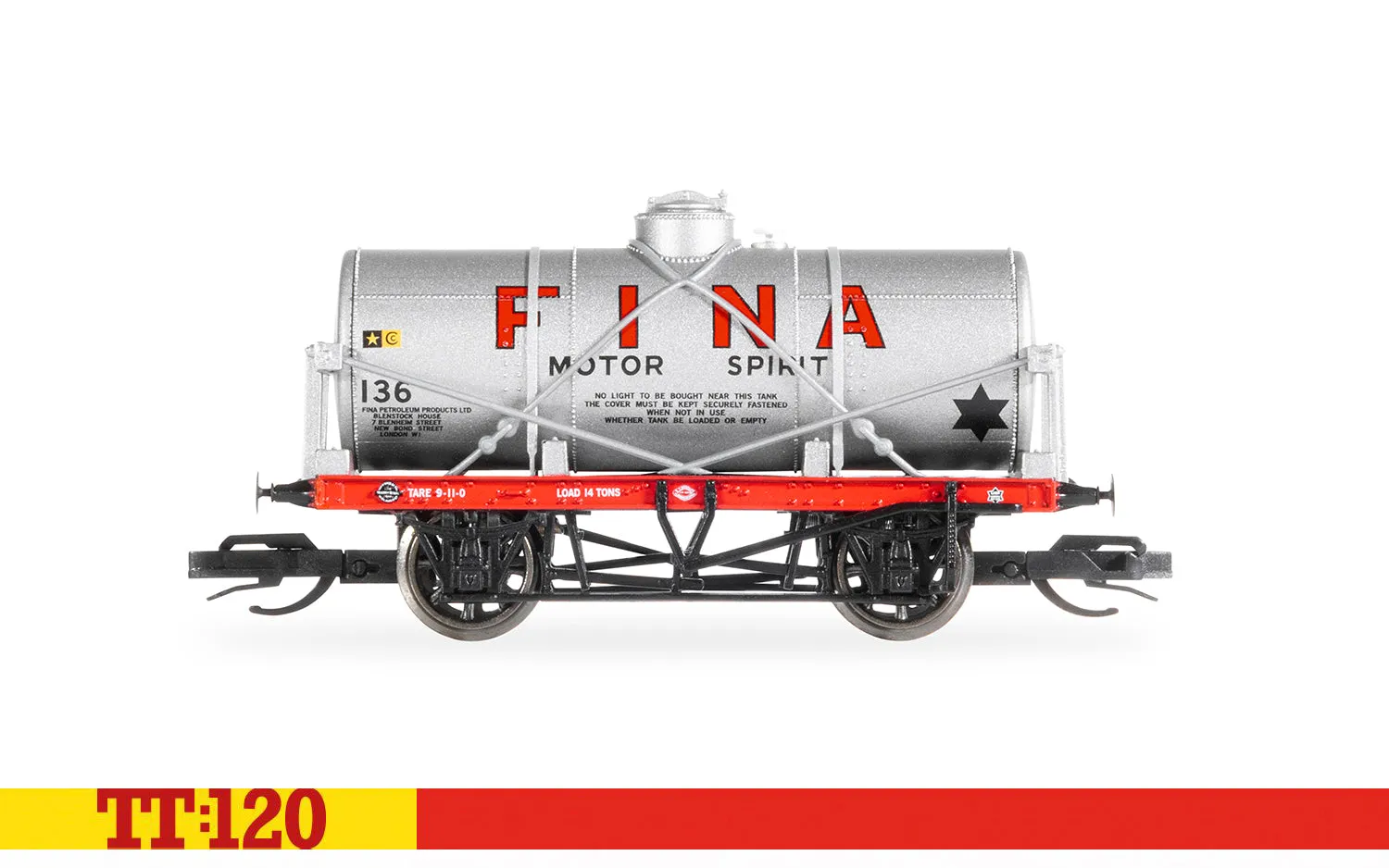 Hornby TT:120 Fina 12ton tankvagn 136 modellvagn