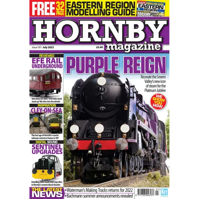 Hornby Magazine juli 2022 tidning lösnummer modelljärnväg