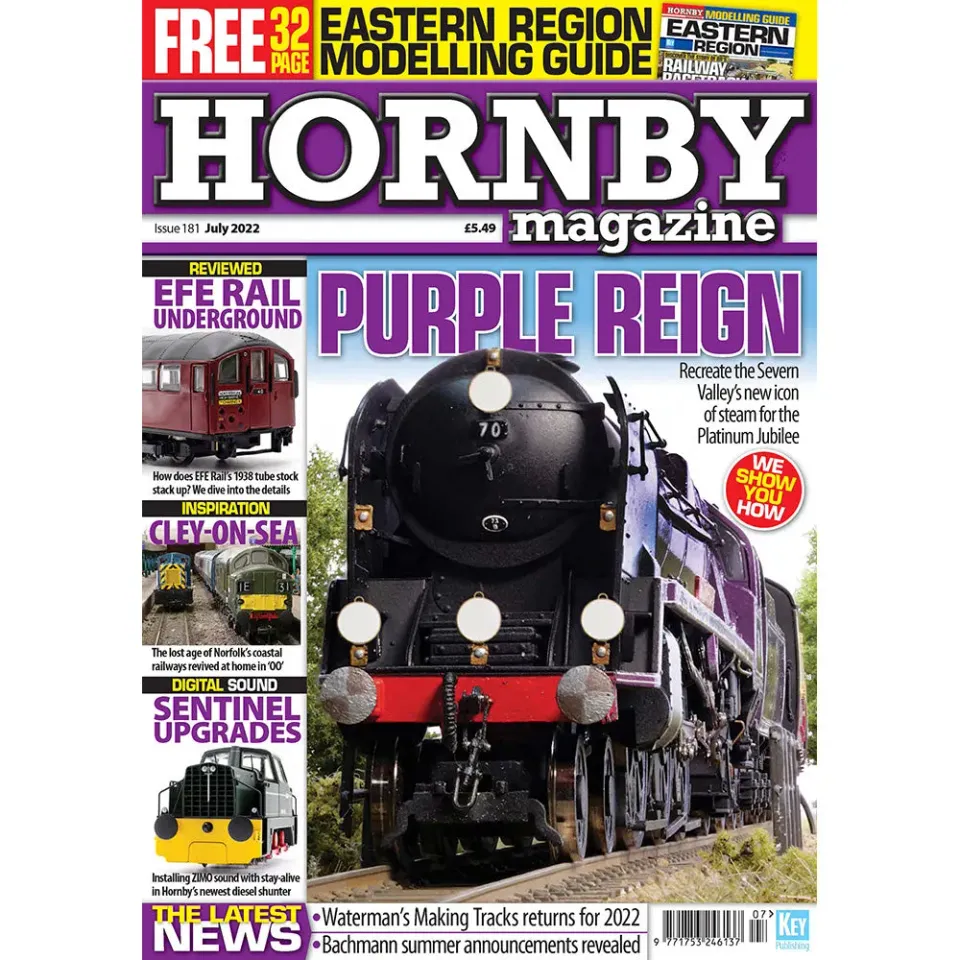 Hornby Magazine juli 2022 tidning lösnummer modelljärnväg