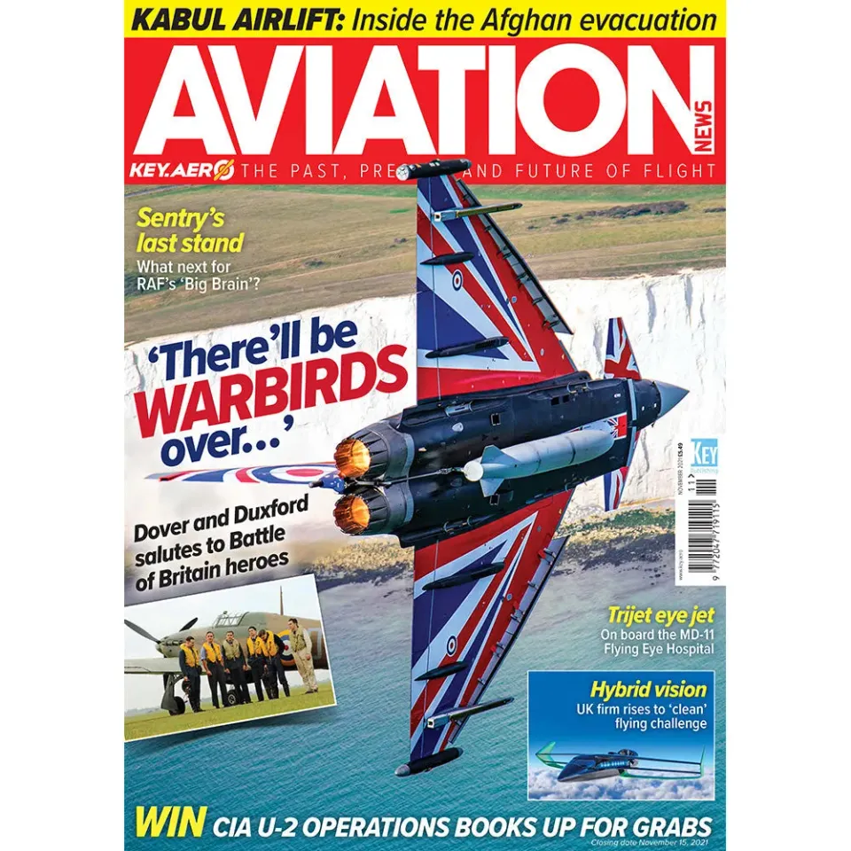 Aviation News november 2021 tidning lösnummer stridsflyg