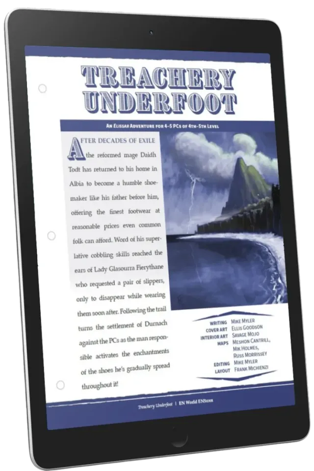 EN Publishing Treachery Underfoot äventyr pdf nivå 4-5