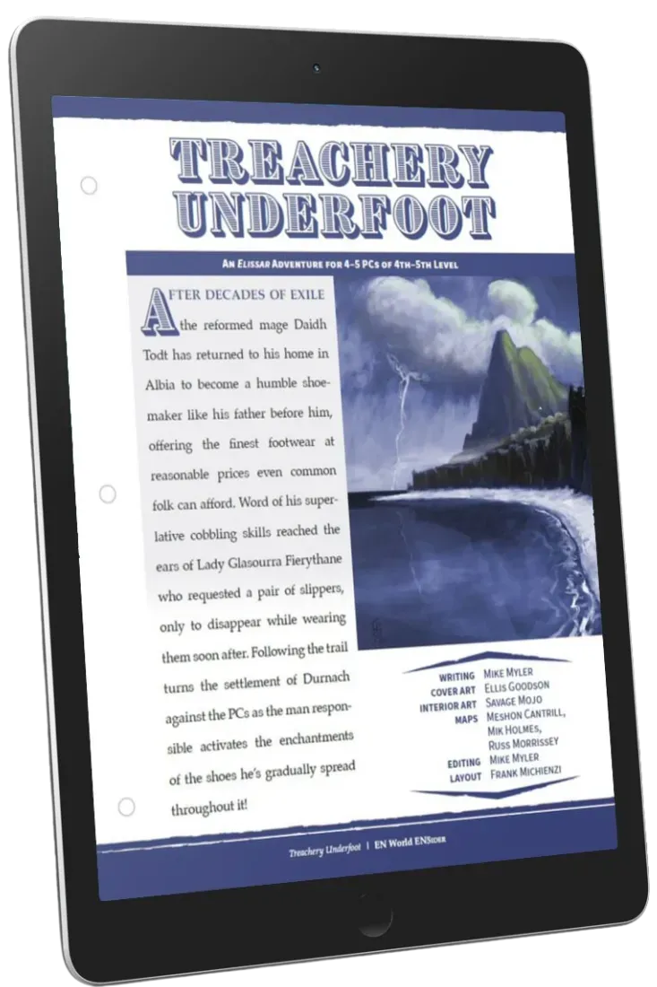 EN Publishing Treachery Underfoot äventyr pdf nivå 4-5