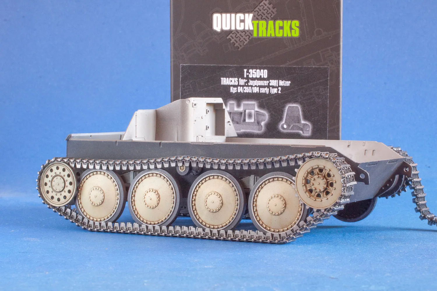 ROSSAGRAPH QuickTracks T-35040 band 1:35 Hetzer tidig resin