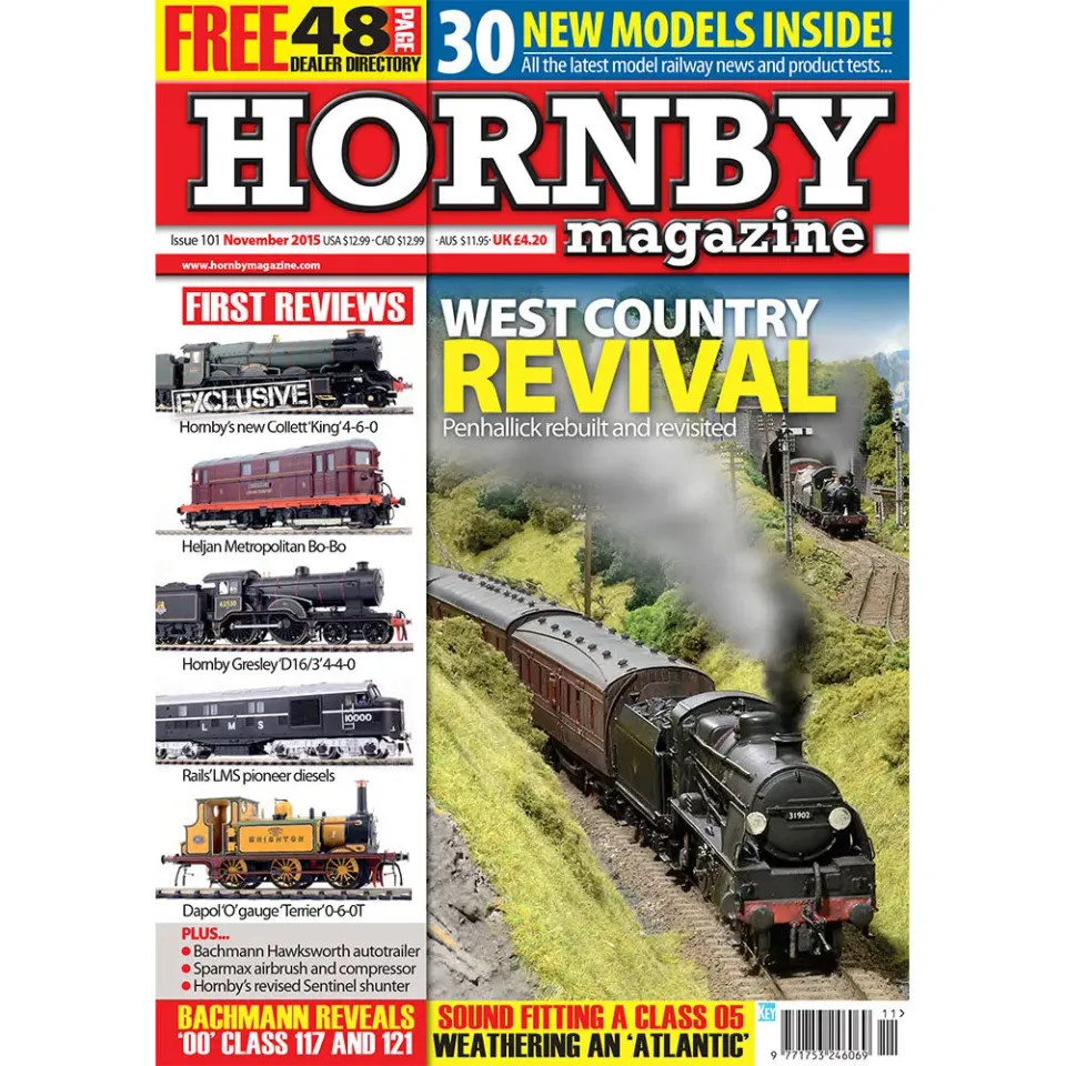 Hornby Magazine november 2015 tidning lösnummer modelljärnväg