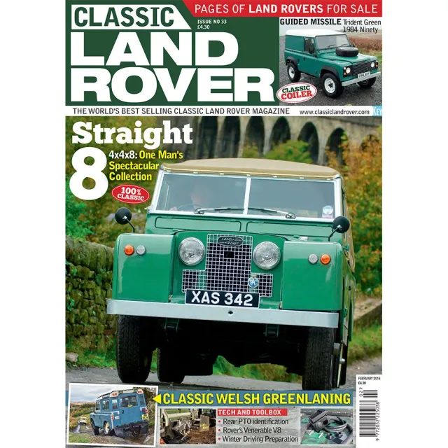 Classic Land Rover februari 2016 tidning V8