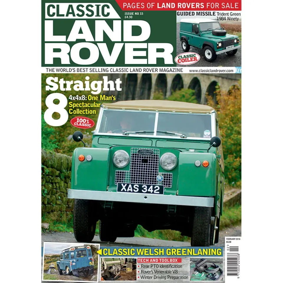Classic Land Rover februari 2016 tidning V8