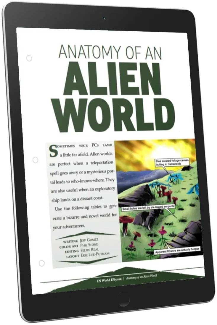 EN Publishing Anatomy of an Alien World guide PDF D&D 5e