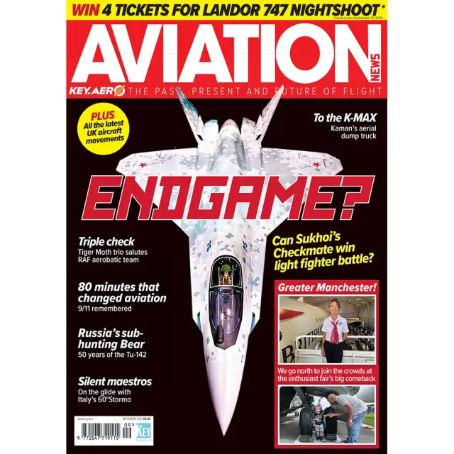 Aviation News September 2021 tidning lösnummer militärt