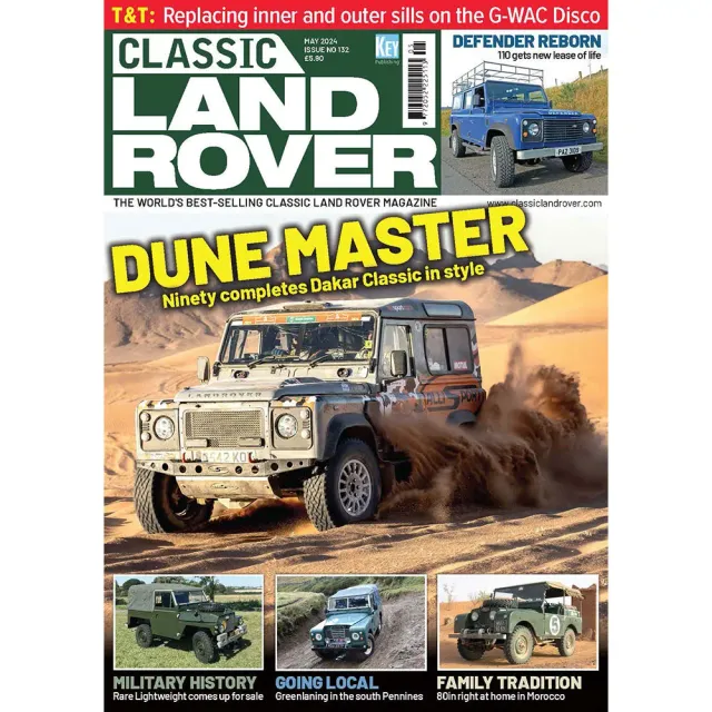Classic Land Rover maj 2024 tidning back issue Defender