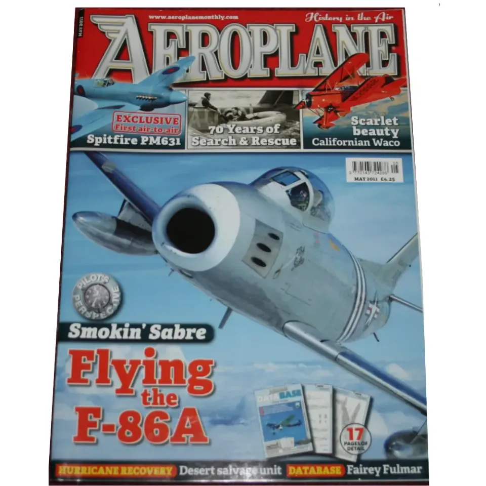 Aeroplane Monthly maj 2011 tidning läsexemplar