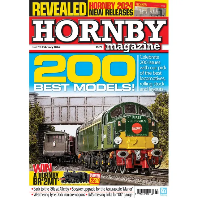 Hornby Magazine februari 2024 tidning nr 200