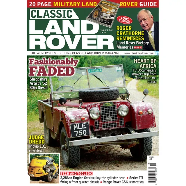 Classic Land Rover november 2016 tidning lösnummer