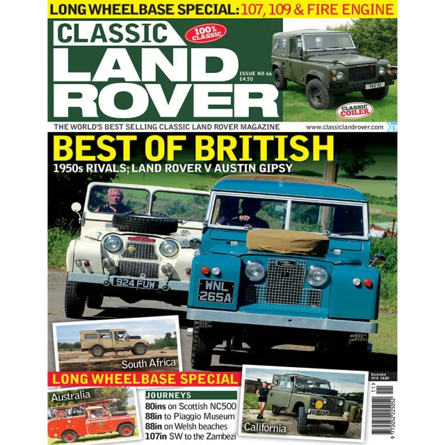 Classic Land Rover november 2018 tidning 107 109 Fire