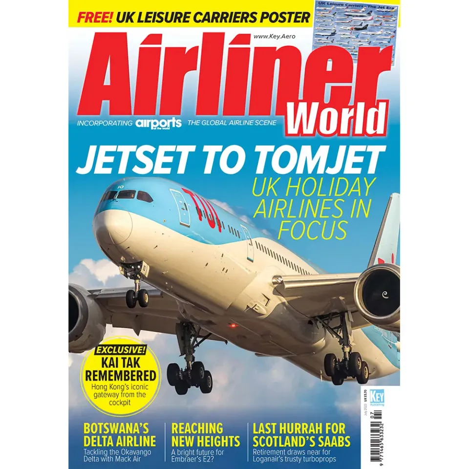 Airliner World Juli 2023 tidning Kai Tak Tomjet