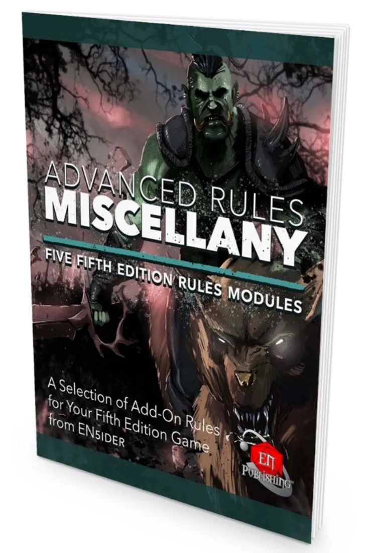EN Publishing Advanced Rules Miscellany rollspelshäfte softcover 23 sidor