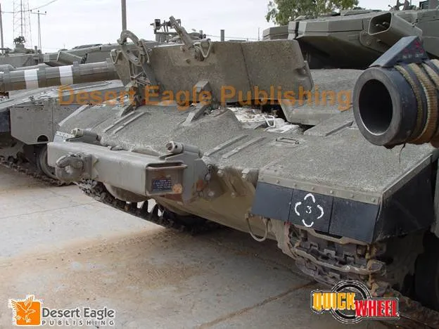 Rossagraph DEP-35005 adapter 1:35 Merkava P-Bridge