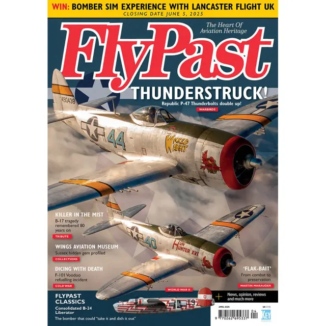 FlyPast april 2025 tidning krigsflyg