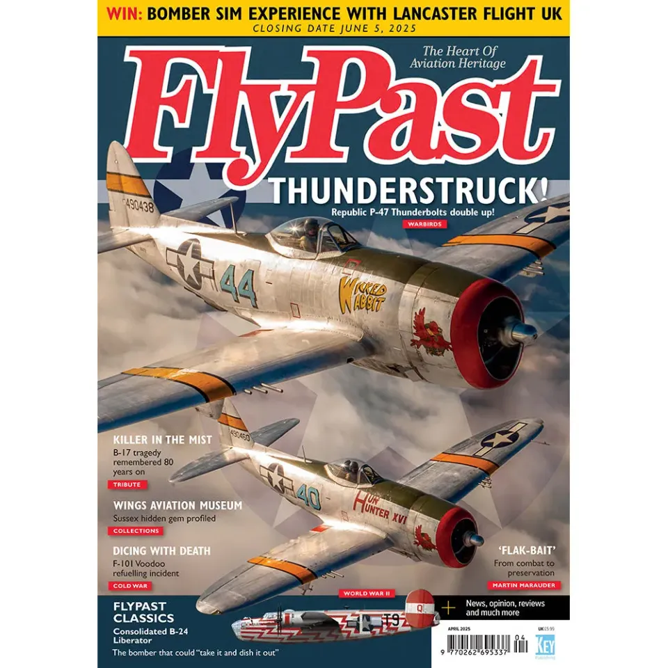 FlyPast april 2025 tidning krigsflyg
