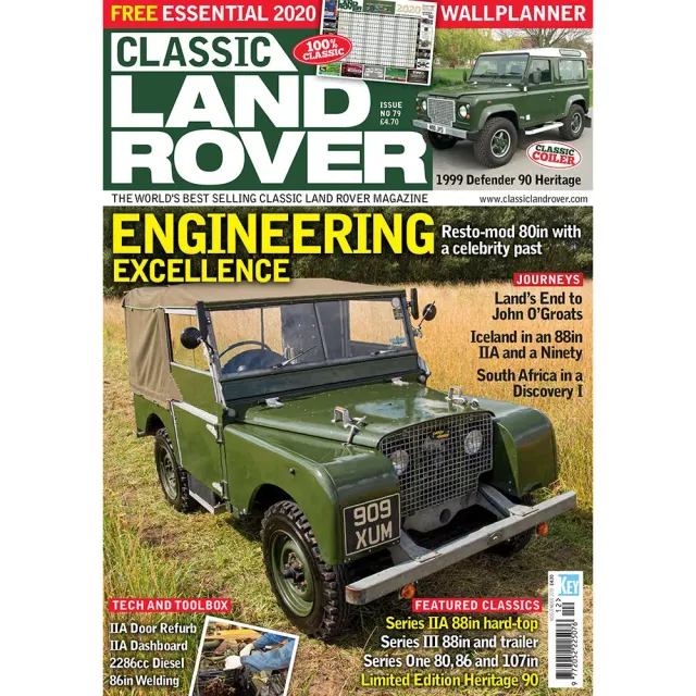 Classic Land Rover december 2019 tidning lösnummer renovering