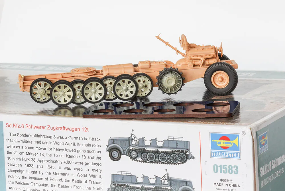 ROSSAGRAPH QuickWheel QW-170 Sd.Kfz. 8 målmask 1:35 Trumpeter