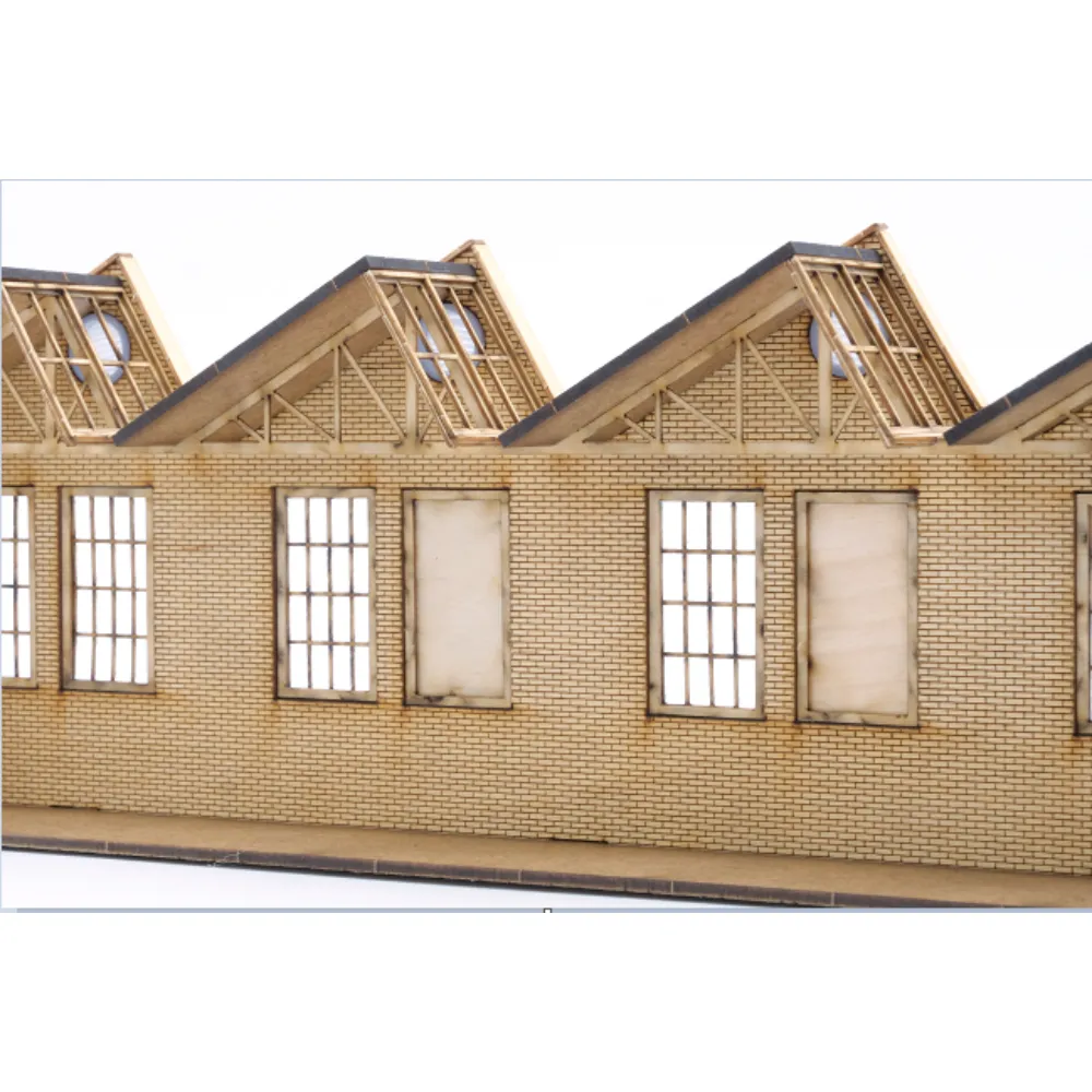 PJM Models North Light four-bay byggsats OO fabrik